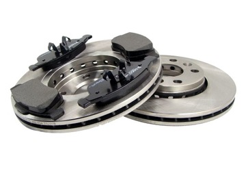 Диски x2 + колодки RENAULT MEGANE III MEGANE IV ПЕРЕДНИЕ