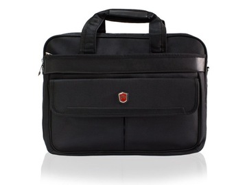 Torba męska na LAPTOP ramię CZARNA UC824004