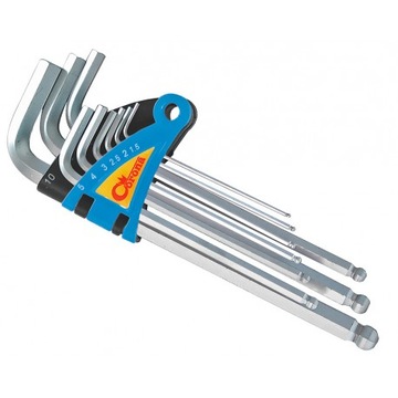 КЛЮЧИ ШЕСТИГРАННЫЕ 1,5-10 мм CORONA C6614 НАБОР ИЗ 9 ЭЛЕМЕНТОВ