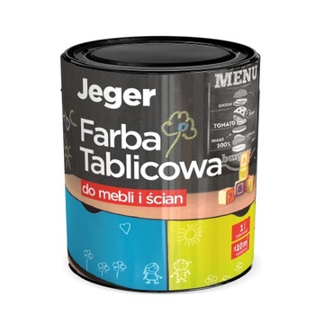 Farba Tablicowa Tworzy Powierzchnie Do Pisania Kredą Efekt Tablicy - Zieleń