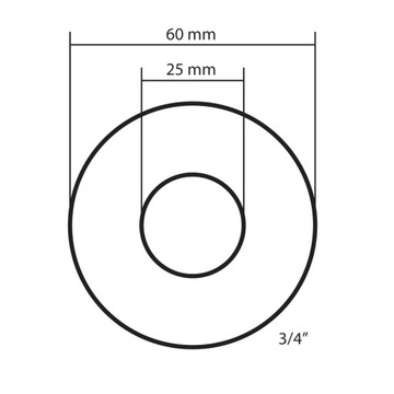 Одинарная маскирующая розетка - глянцевый графит