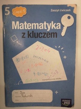 MATEMATYKA Z KLUCZEM ZESZYT ĆWICZEŃ KL 5 CZĘŚĆ 1 Braun