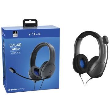 PDP Słuchawki przewodowe do PS4 LVL40 - SONY