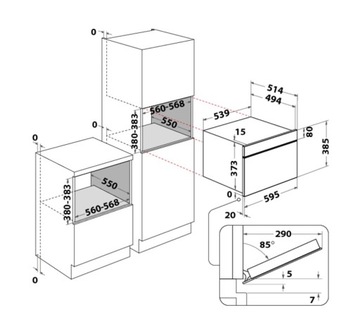 Духовка Whirlpool AKZ96230NB+ Микроволновая печь AMW730NB