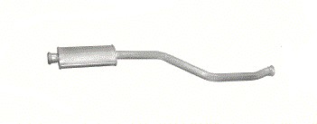 Tłumik środkowy Citroen Xsara poj.2,0 HDi 00-05r.