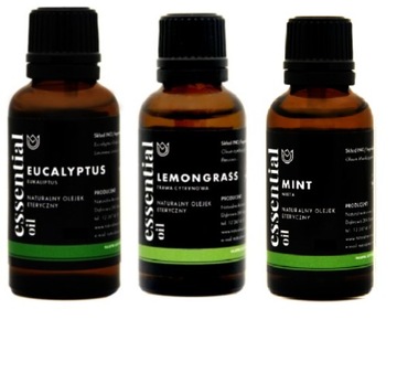 Zestaw olejków eterycznych IDEALNY DO SAUNY 3x30ml