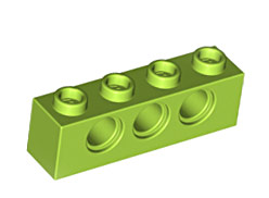 LEGO klocek 1x4 6132373 3701 limonka do WeDO 45300