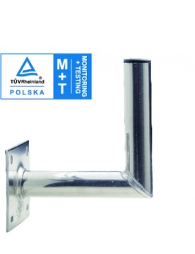 UCHWYT ANTENOWY ŚCIENNY ALUMINIOWY SAT 30cm TUV