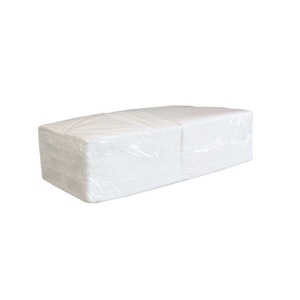 Serwetki 33x33 2 warstwy Białe 250 sztuk 1/4 Cel.