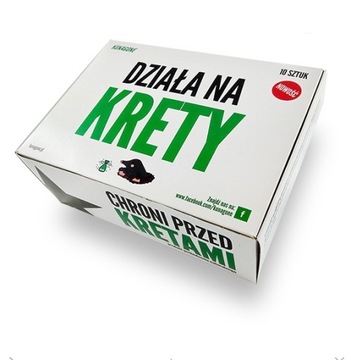 ODSTRASZACZ KRETÓW NA KRETA KRETY KUNAGONE 10sztuk