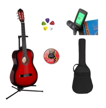 GITARA KLASYCZNA - SUPER JAKOŚĆ 4/4 TUNER + DVD!