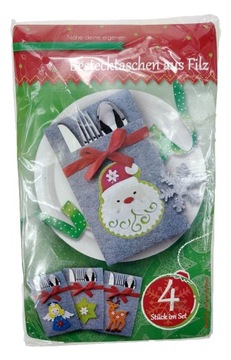 Набор столовых приборов на четыре персоны, фетр, Германия