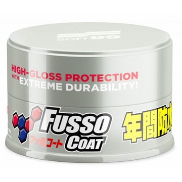 SOFT99 FUSSO COAT Wosk 12 Miesięcy Jasne Lakiery