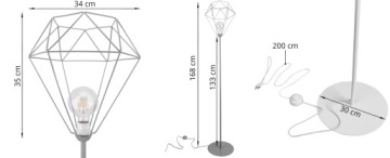 МОДНЫЙ ТОРШЕР DRUCIAK LOFT EDISON