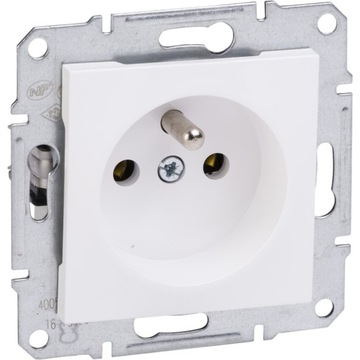 РОЗЕТКА SCHNEIDER ASFORA БЕЗ РАМКИ 2P+PE Z/U