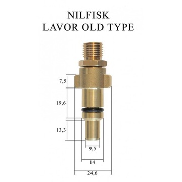 Шланг для прочистки канализационных труб 15м для Nilfisk