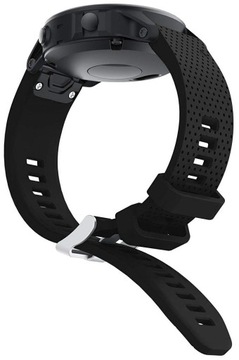 CZARNY Silikonowy Pasek Garmin FENIX 5S QuickFit