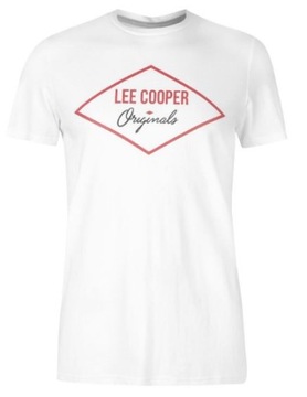 LEE COOPER Koszulka T-shirt Orig logo tu: XXL