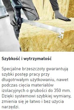 Аку. пила для изоляционных материалов ISC 240 Li