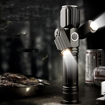 Велосипедный фонарь ТРАНСФОРМЕРЫ 3 диода 180 градусов ZOOM LT7 держатель для велосипеда