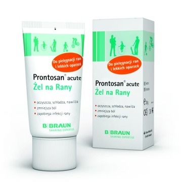 PRONTOSAN ACUTE ŻEL NA RANY 30G odleżyny, azs, ból