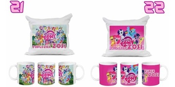 КОМПЛЕКТ КРУЖКА + ПОДУШКИ MY LITTLE PONY БЕСПЛАТНОЕ ИМЯ