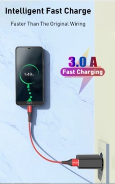 Кабель для зарядки Micro USB 3 метра 3 метра 3 А
