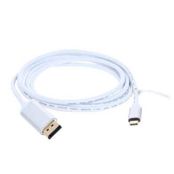 Кабель USB C — DISPLAYPORT 1,8M DP 4K Thunderbolt