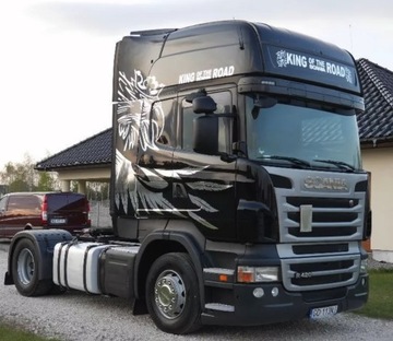 НАКЛЕЙКИ SCANIA R TOPLINE НАКЛЕЙКА ШАБЛОН 7 ХРОМ