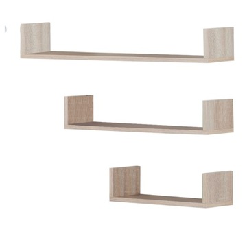 ZESTAW PÓŁKA -3 SZTUKI PÓŁKI komplet-różne kolory