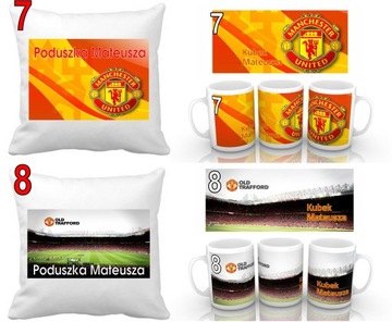 НАБОР «Манчестер Юнайтед» ПОДУШКА + КРУЖКА + ИМЯ