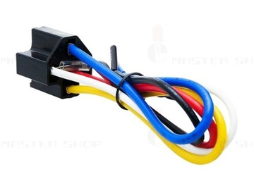 PRZEKAŹNIK DRL AUTOMAT MODUŁ WŁĄCZNIK + GNIAZDO 5 PIN 40A 12V