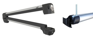 Premium HAKR uchwyt ALU 6 narty snowbord +śruby T