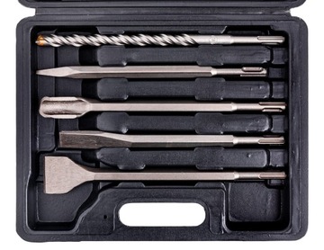 НАБОР СВЕРЛ СВЕРЛА ПО БЕТОНУ SDS PLUS ДОЛОТО 17