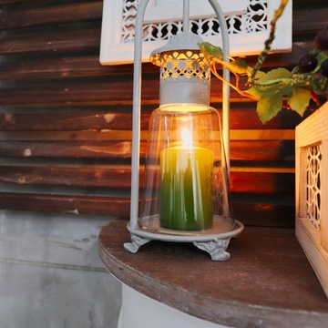 ФОНАРЬ ФОНАРЬ ПОДСВЕЧА ВИНТАЖ КРУЖЕВО МЕТАЛЛ