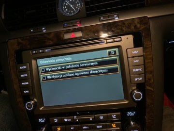 VOLKSWAGEN PHAETON RNS 810 Польское меню Lektor
