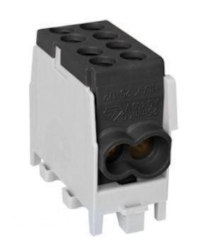 Blok rozdzielczy zacisk odgałęźny CZARNY 2x25/2x16
