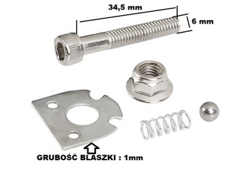 УСТАНОВОЧНЫЙ КОМПЛЕКТ ЗАДНЕЙ ПОДНОЖКИ YAMAHA R1 R6 02-