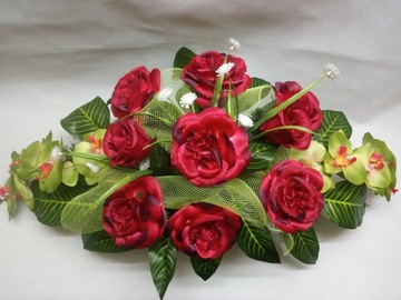 Могильные цветы БУКЕТНЫЙ НАБОР ИСКУССТВЕННАЯ КОМПОЗИЦИЯ!