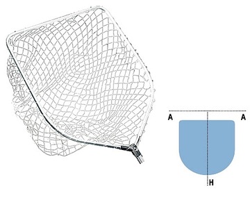 Подсак для спиннинга 55х65см, длина: 300см.