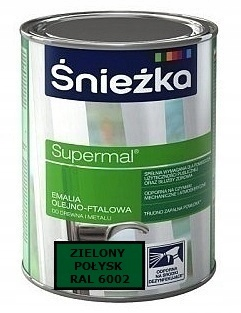 SUPERMAL EMALIA OLEJNO-FTALOWA ZIELONY RAL6002 0,2