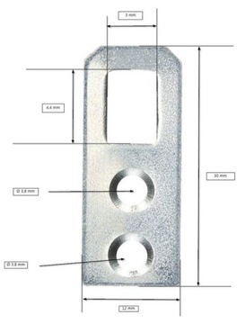 КУЛОН 30х12 МЕБЕЛЬНАЯ ВЕШАЛКА ВЕШКА ДЛЯ КАРТИН 25 ШТ.