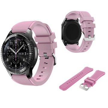 PASEK SILIKON DO SAMSUNG GEAR S3 / WATCH 46 +SZKŁO