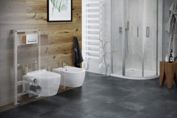 ОТЛИЧНАЯ РАМКА УНИТАЗА SHIRO + ХРОМИРОВАННАЯ КНОПКА ПЛАТТО