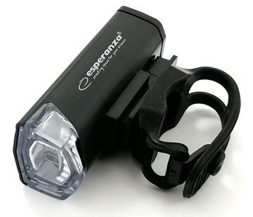 LAMPKA ROWEROWA LED PRZEDNIA AKUMULATOR USB 250LM