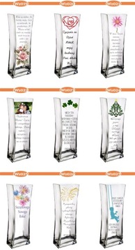 Ваза с принтом – подарок на День бабушки и дедушки.