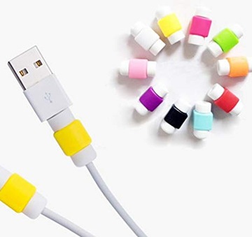 OSŁONKA OCHRONA KABEL Lightning iPHONE 10 KOLORÓW