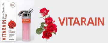 FILTR DO WODY PRYSZNIC Z WITAMINĄ C VITARAIN ZAPACH RÓŻA