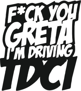 naklejka greta tdci