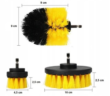 ЩЕТКИ ДЛЯ ЧИСТКИ ДЛЯ ДРЕЛИ, НАБОР ИЗ 3 ШТ.